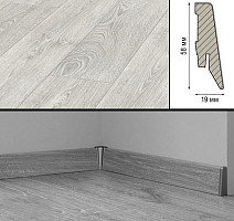 Плинтус МДФ Kronotex ламинированный D2800 Плинтус ламинированный МДФ Kronotex Дуб столичный светлый фото 2 | FLOORDEALER
